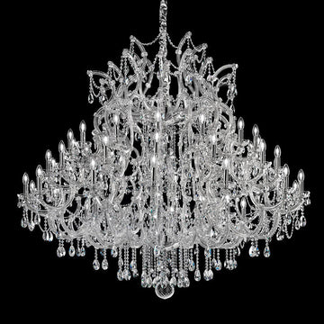 Four Layers Chandelier Maria Theresa Style