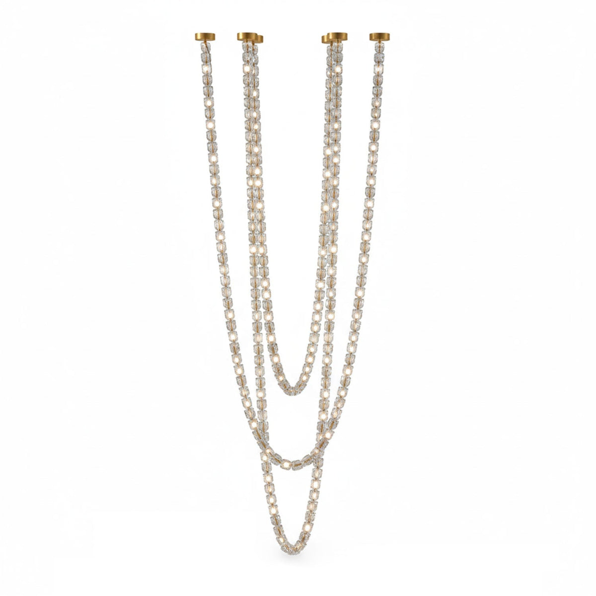 Gabriel Gold Crystal Chandelier