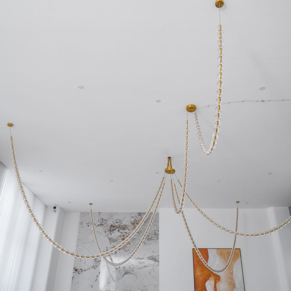 Gabriel Gold Crystal Chandelier