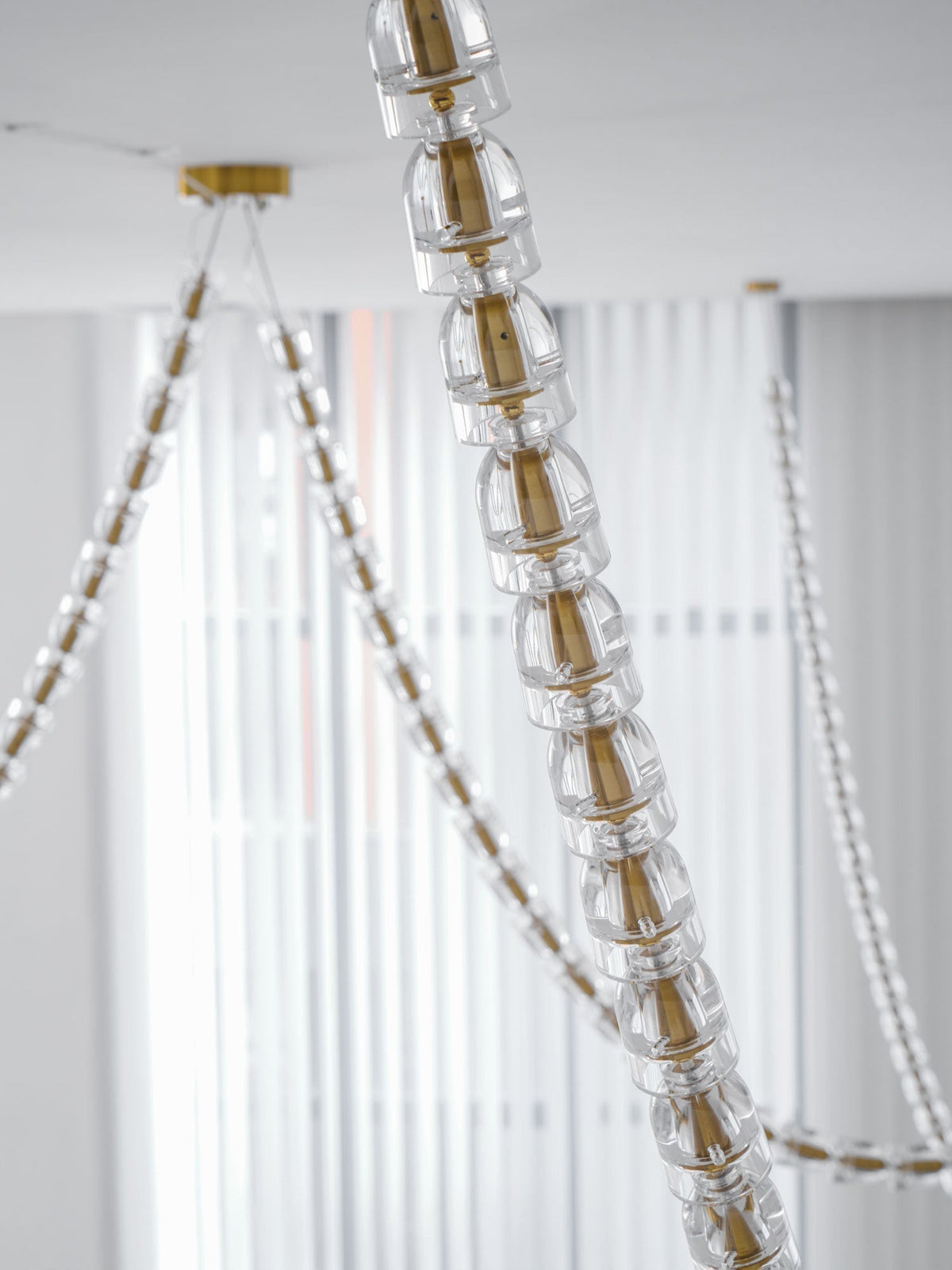 Gabriel Gold Crystal Chandelier