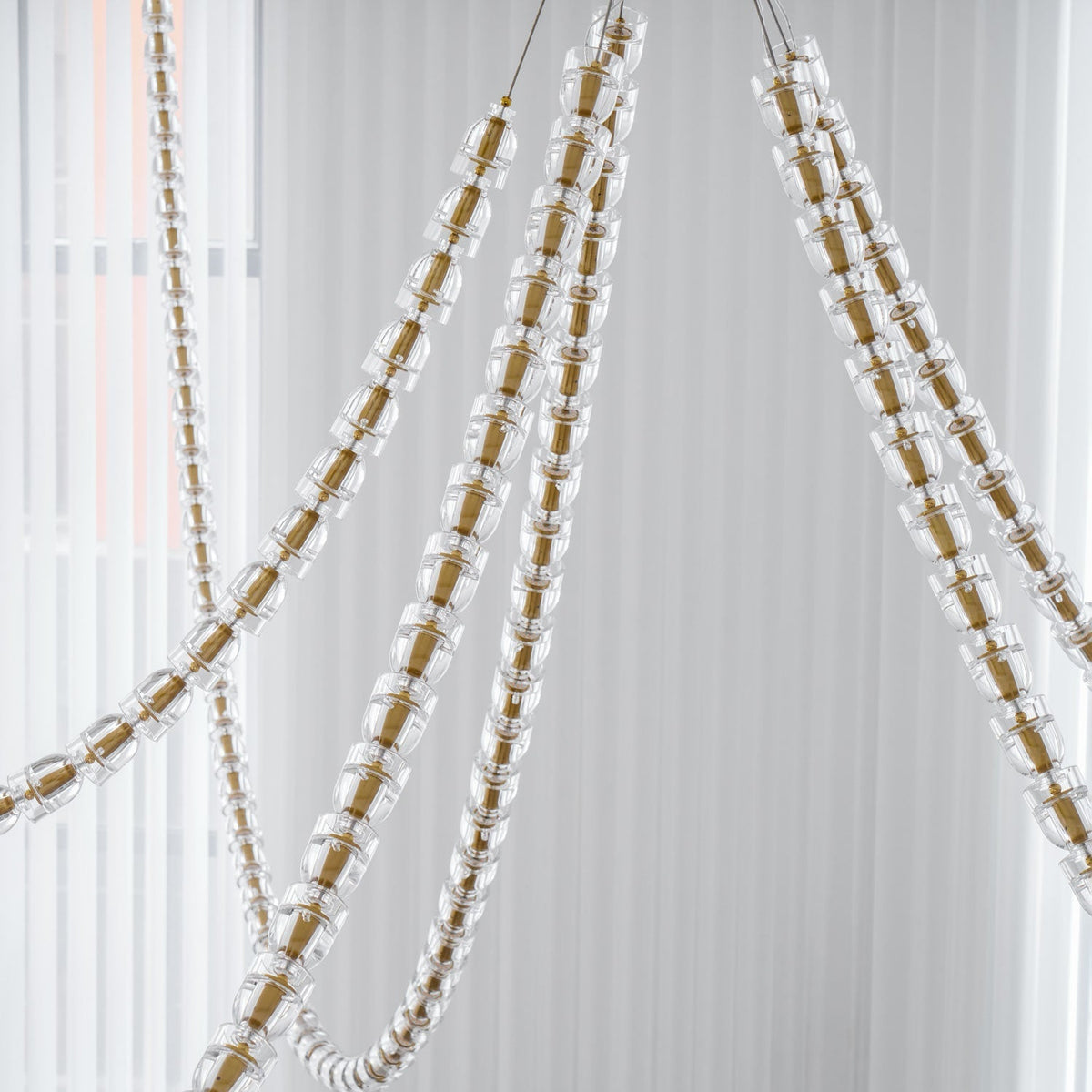 Gabriel Gold Crystal Chandelier