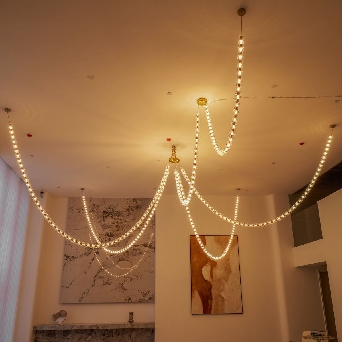 Gabriel Gold Crystal Chandelier