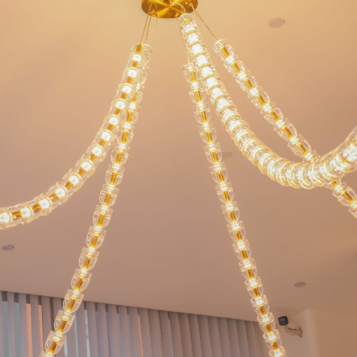 Gabriel Gold Crystal Chandelier