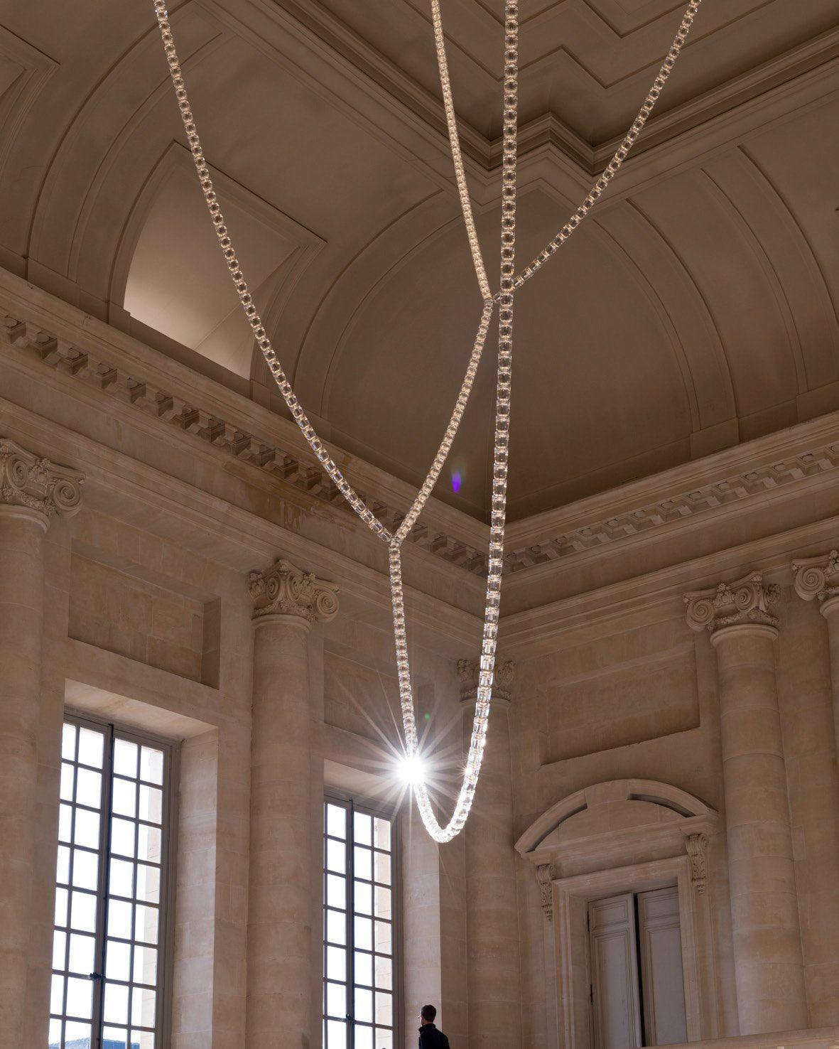 Gabriel Gold Crystal Chandelier