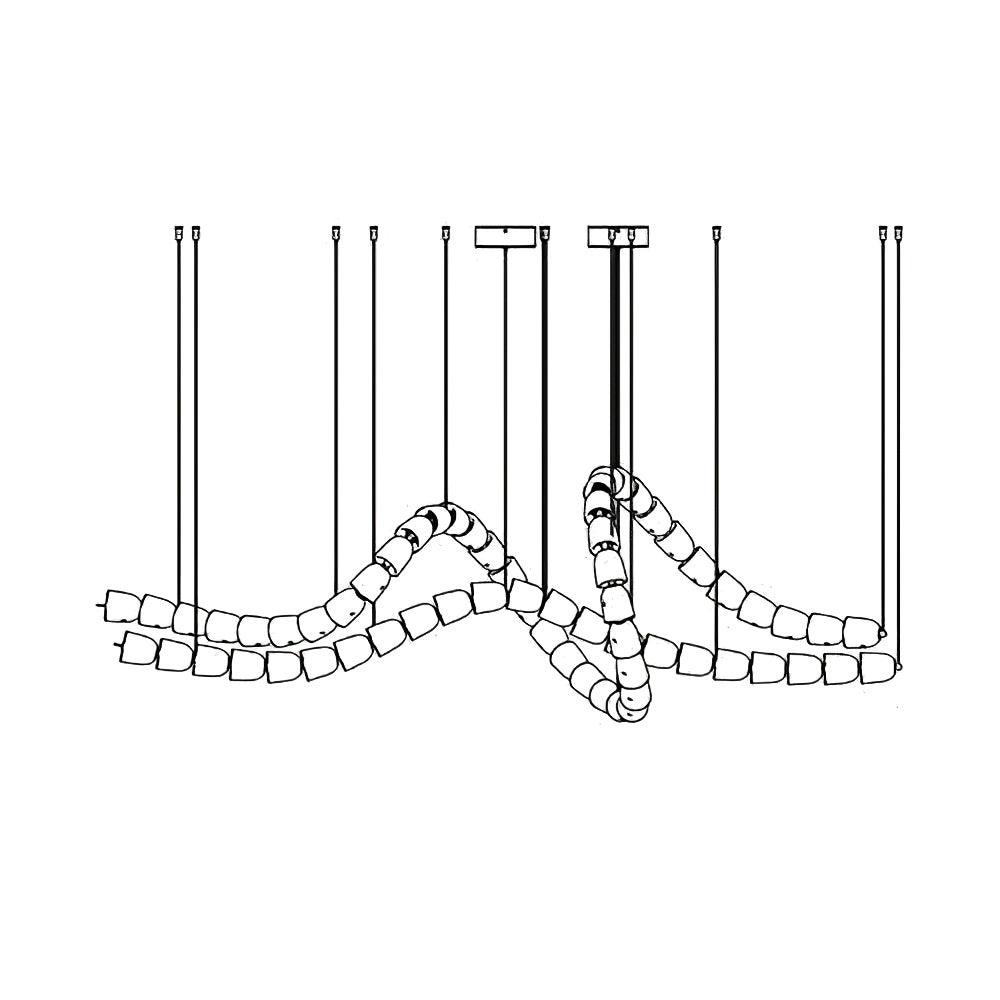 Gabriel Gold Crystal Chandelier