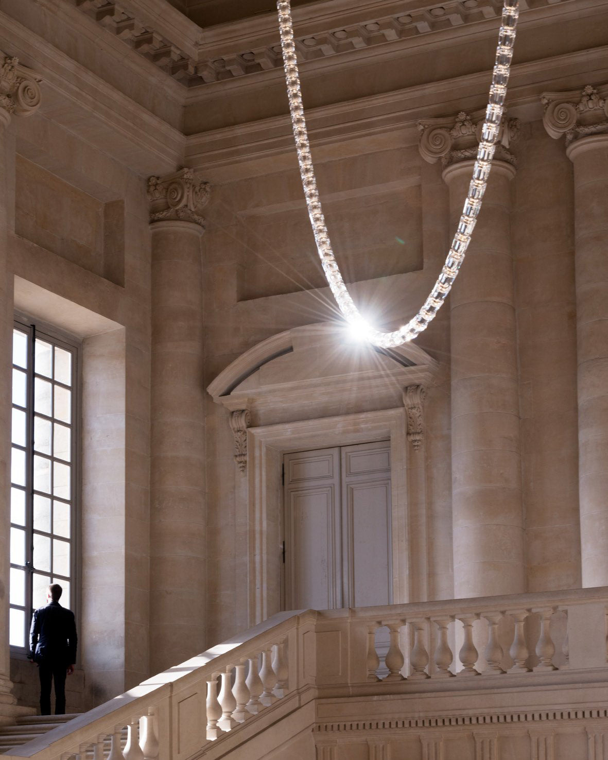 Gabriel Gold Crystal Chandelier