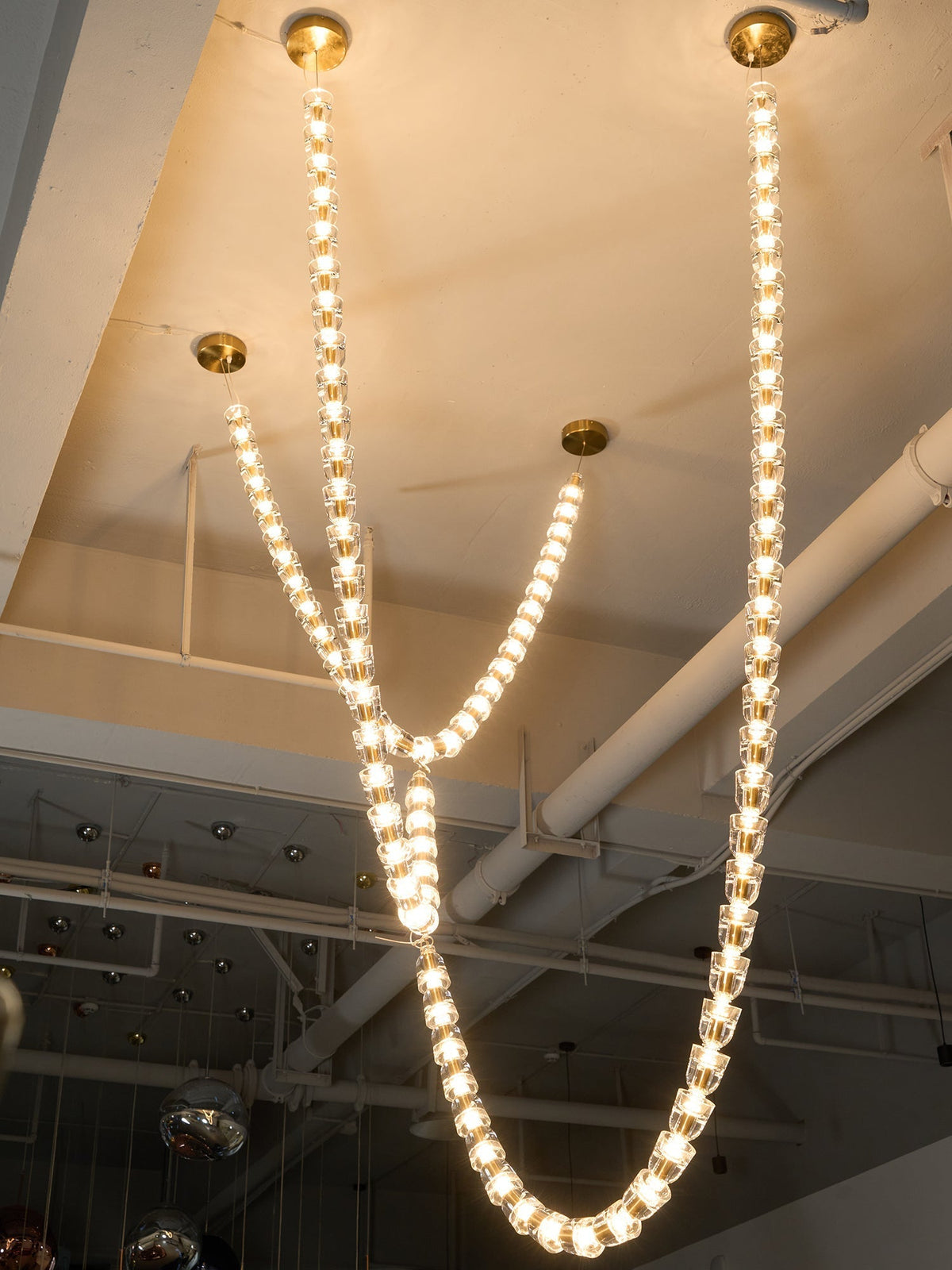 Gabriel Gold Crystal Chandelier