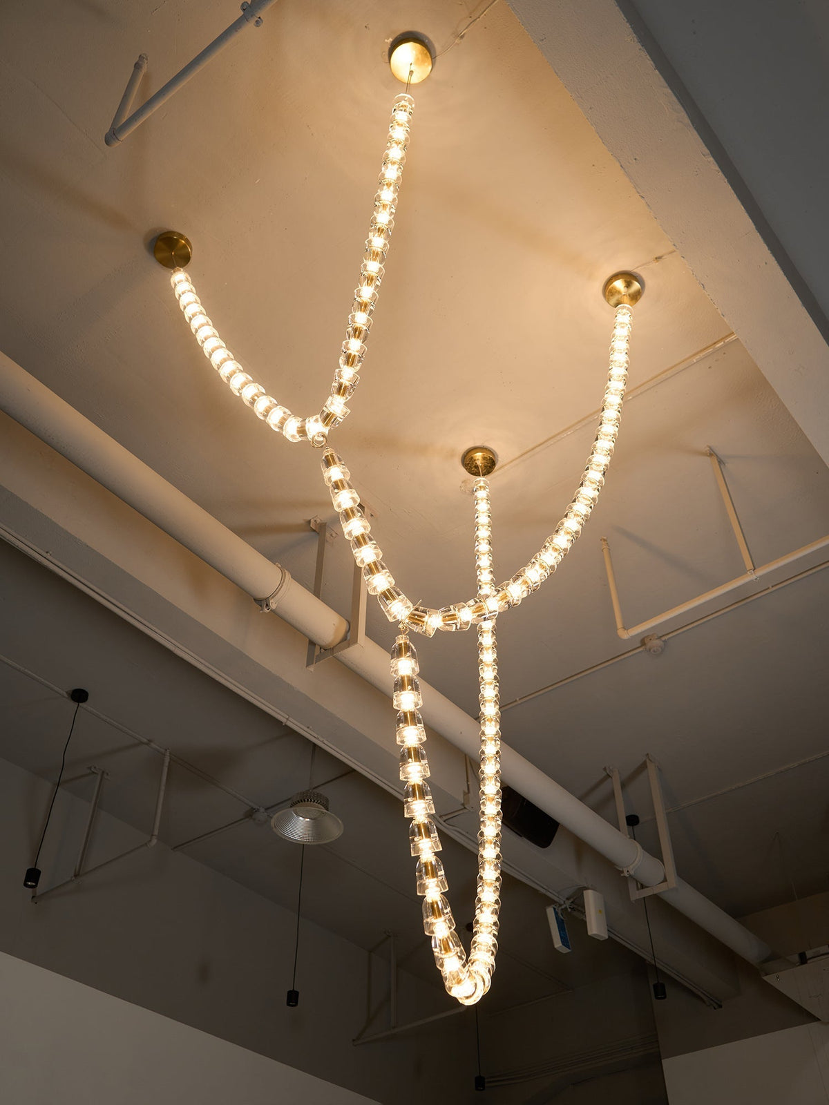 Gabriel Gold Crystal Chandelier
