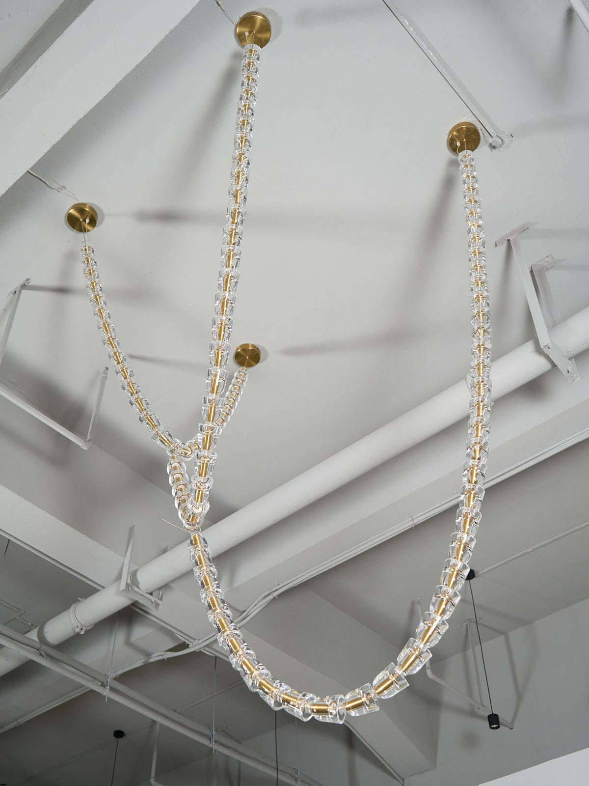 Gabriel Gold Crystal Chandelier