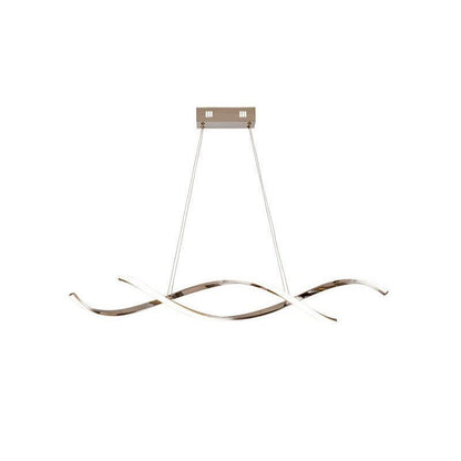 Gentle Waves Modern Pendant Light with Adjustable Finish