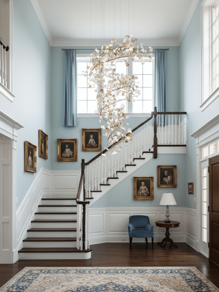 Gingko Ceramic Branch Chandelier Q