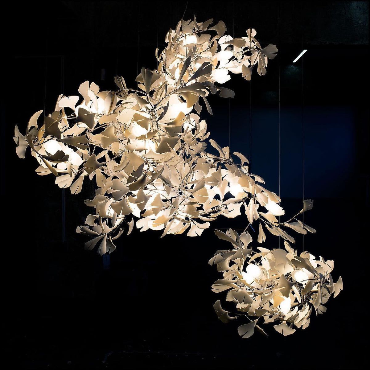 Gingko Ceramic Branch Chandelier A