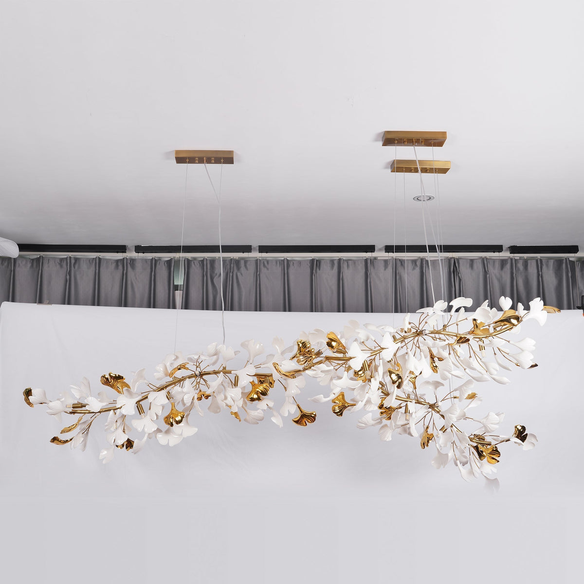 Gingko Ceramic Branch Chandelier A