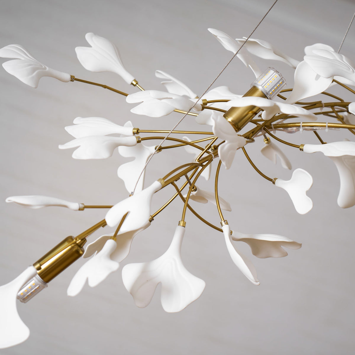 Gingko Ceramic Branch Chandelier A