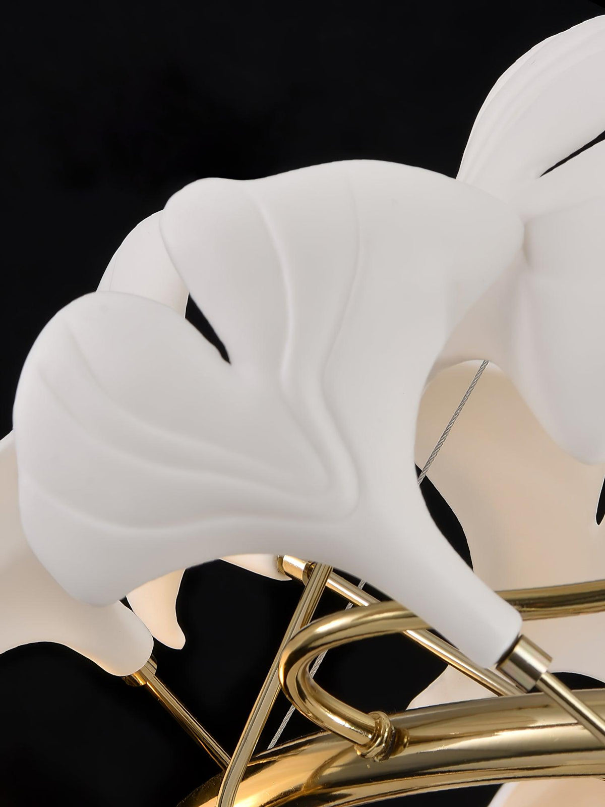Gingko Ceramic Branch Chandelier Q