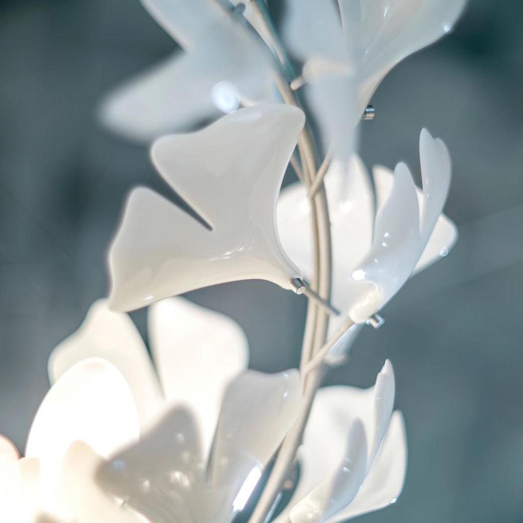 Gingko Ceramic Branch Chandelier F