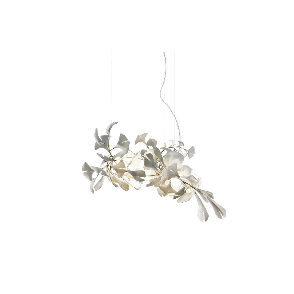 Gingko Ceramic Branch Chandelier A
