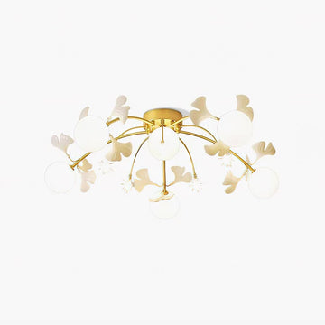 Ginkgo Glass Ceiling Lamp