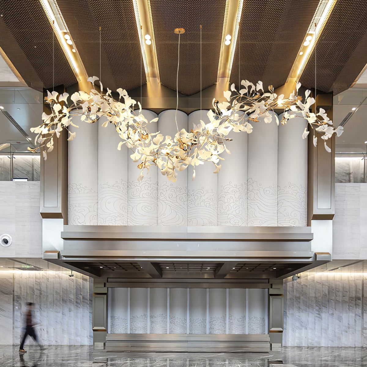 Ginkgo Tip Tlying Chandelier