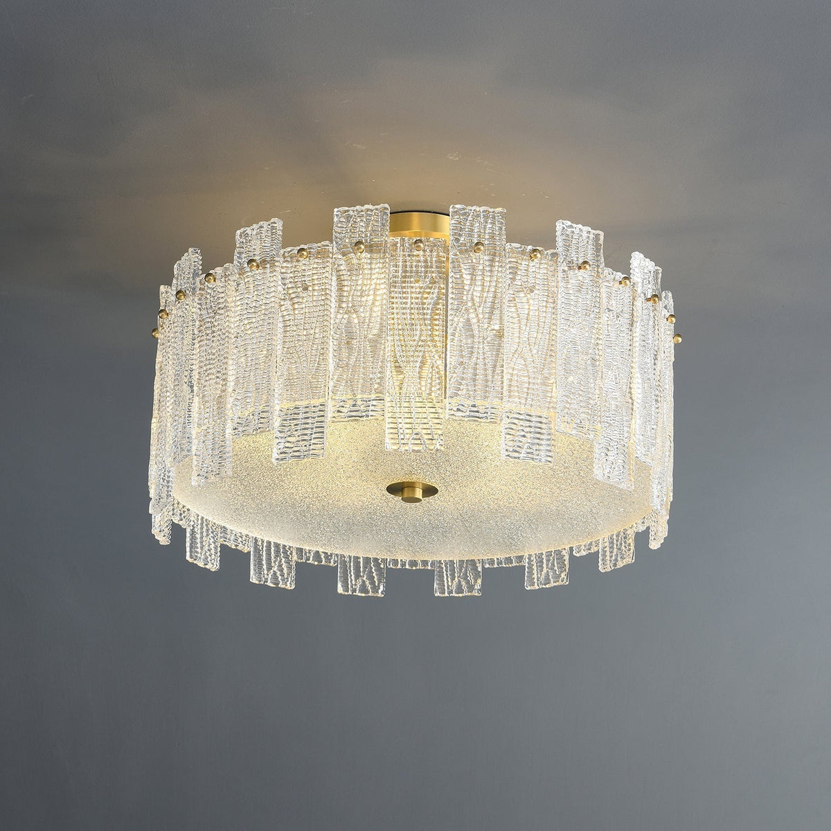 Glacier Cascade Ceiling Light