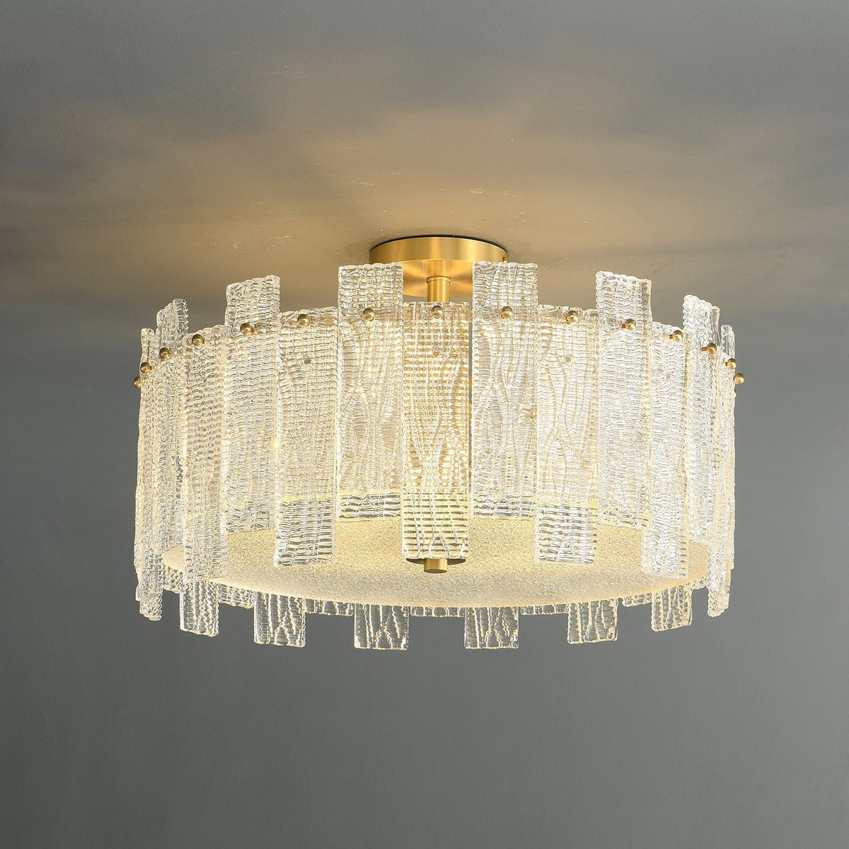 Glacier Cascade Ceiling Light
