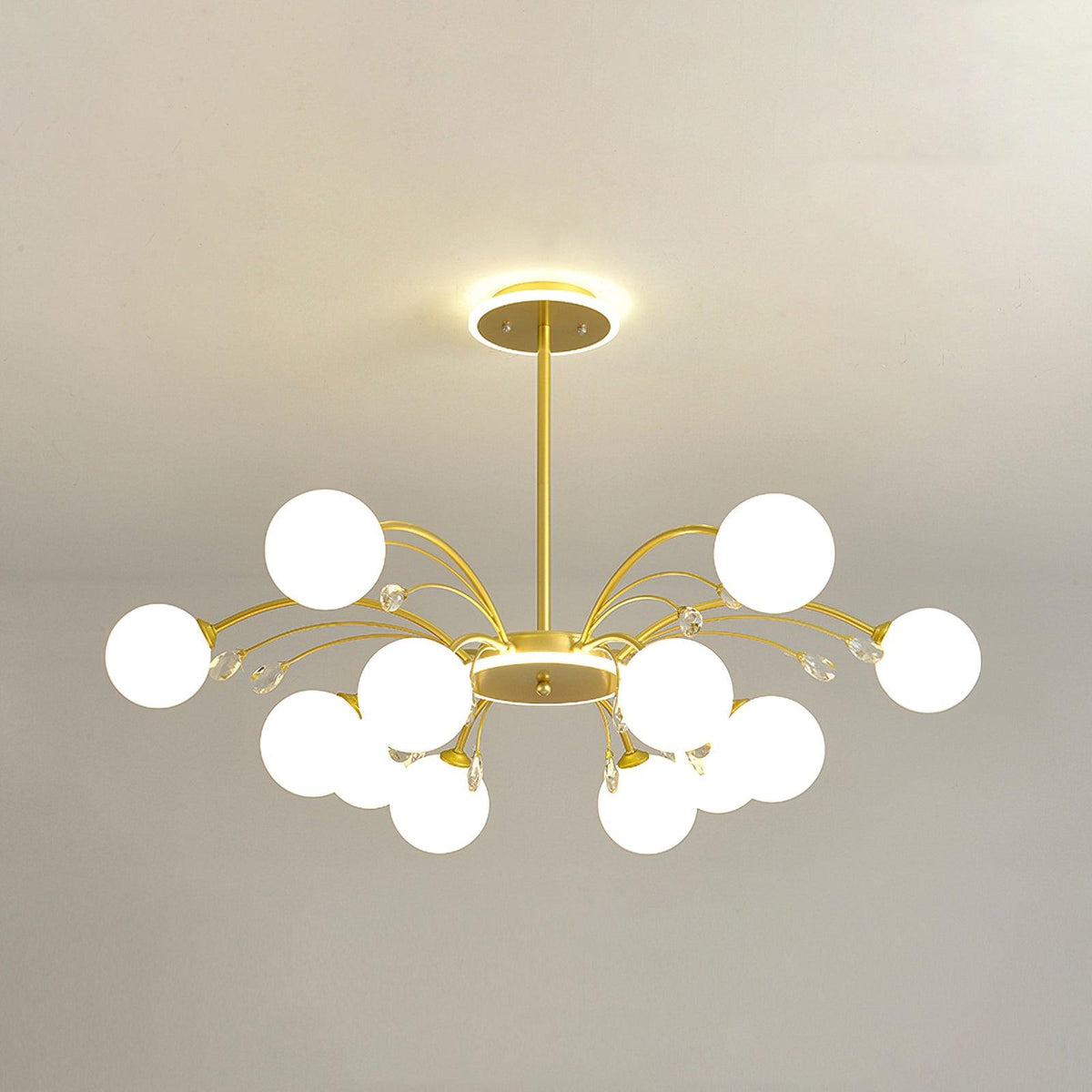 Glamorous Glass Raindrop Chandeliers