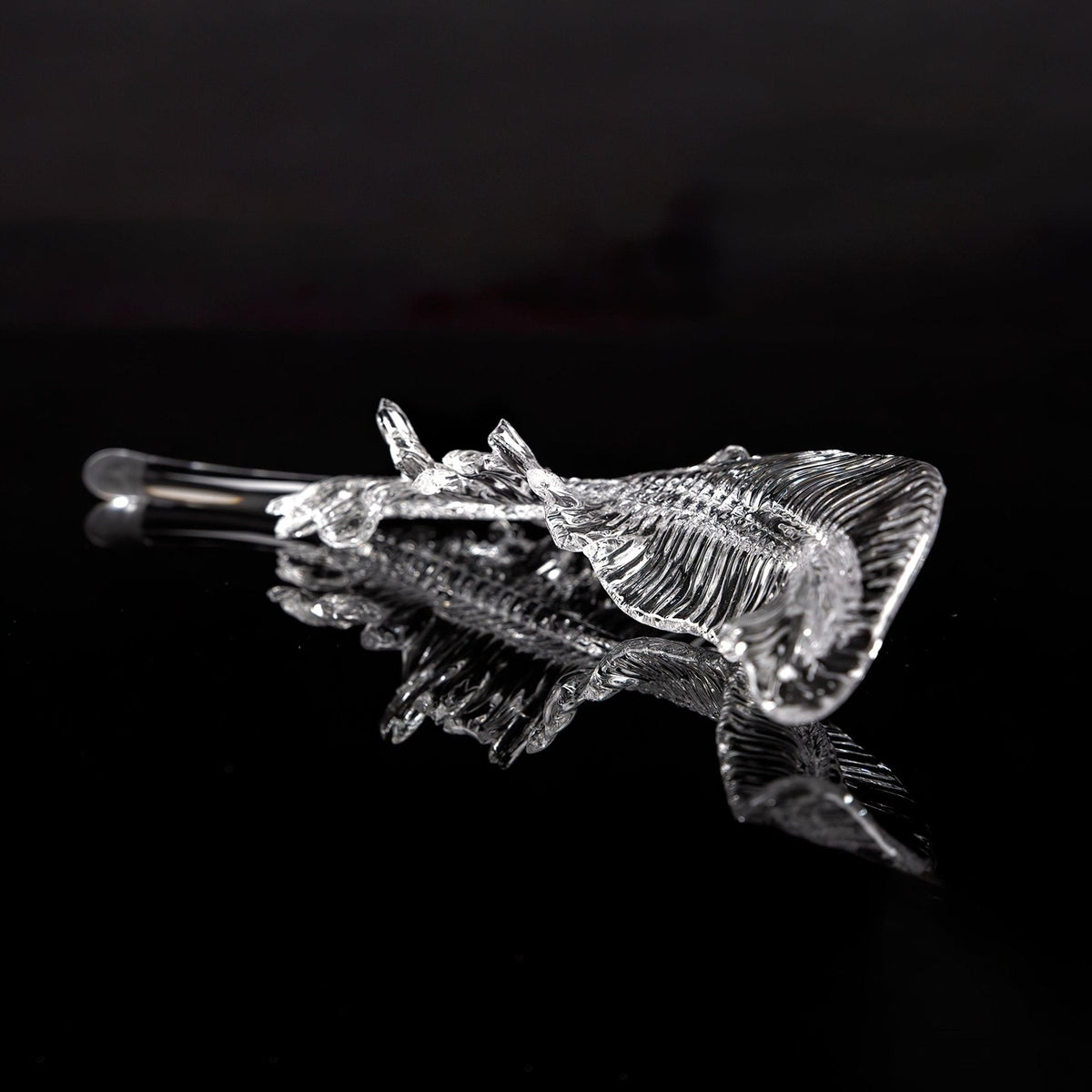 Galaxy Glass Feathers Flying Chandelier