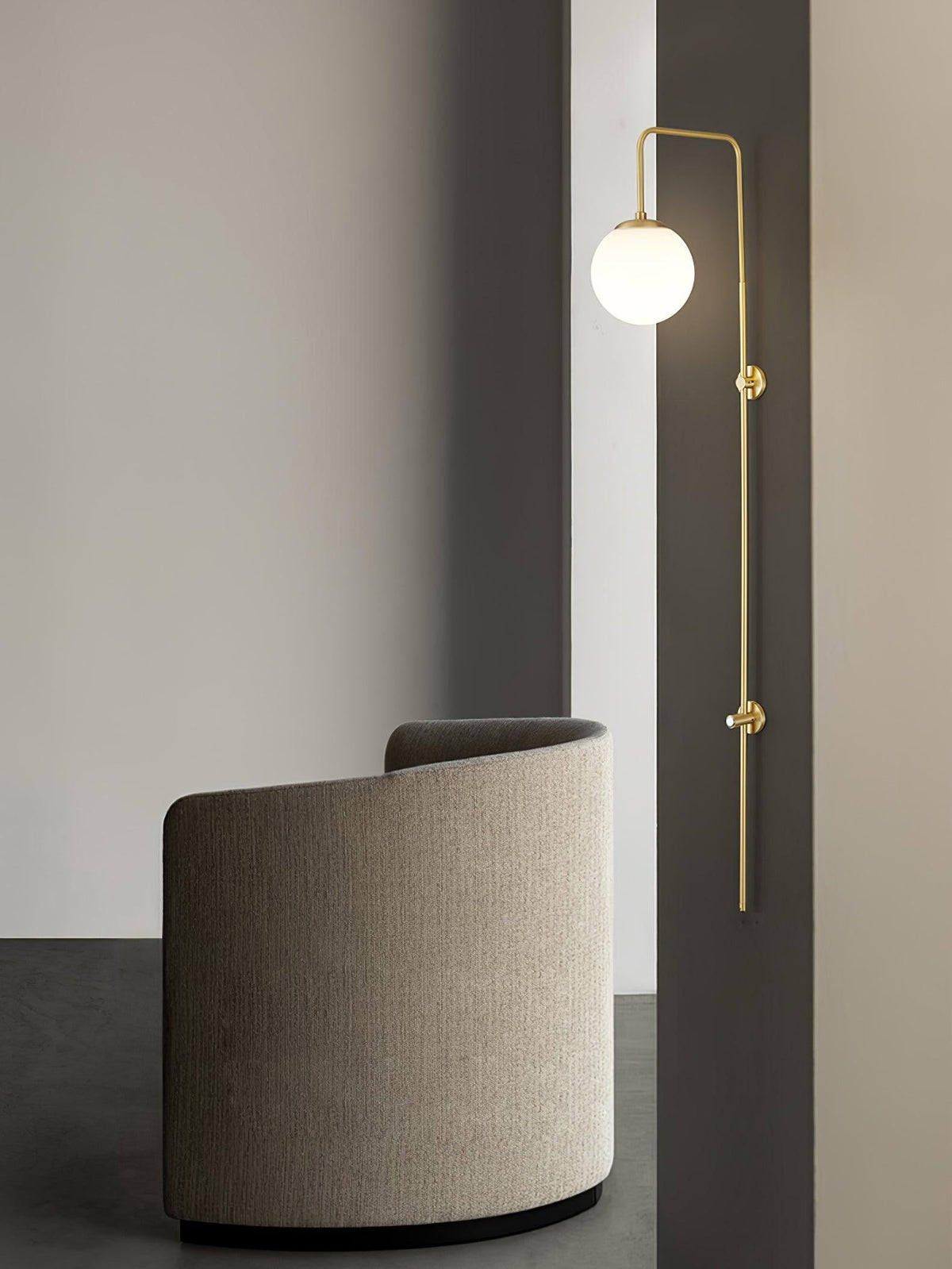 Globe Brass Wall Sconce