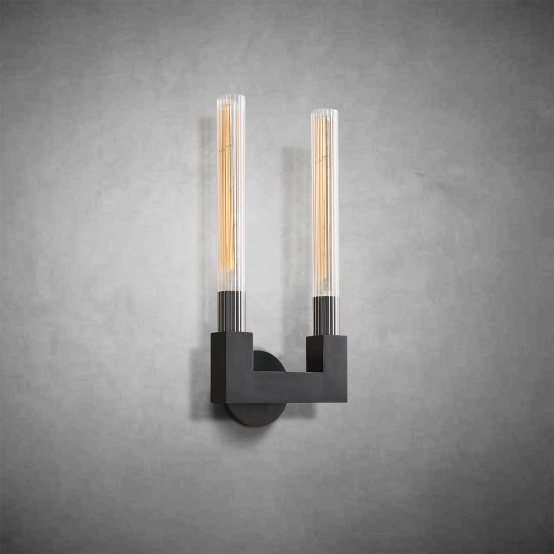 Cannel Double Wall Sconce 18"H
