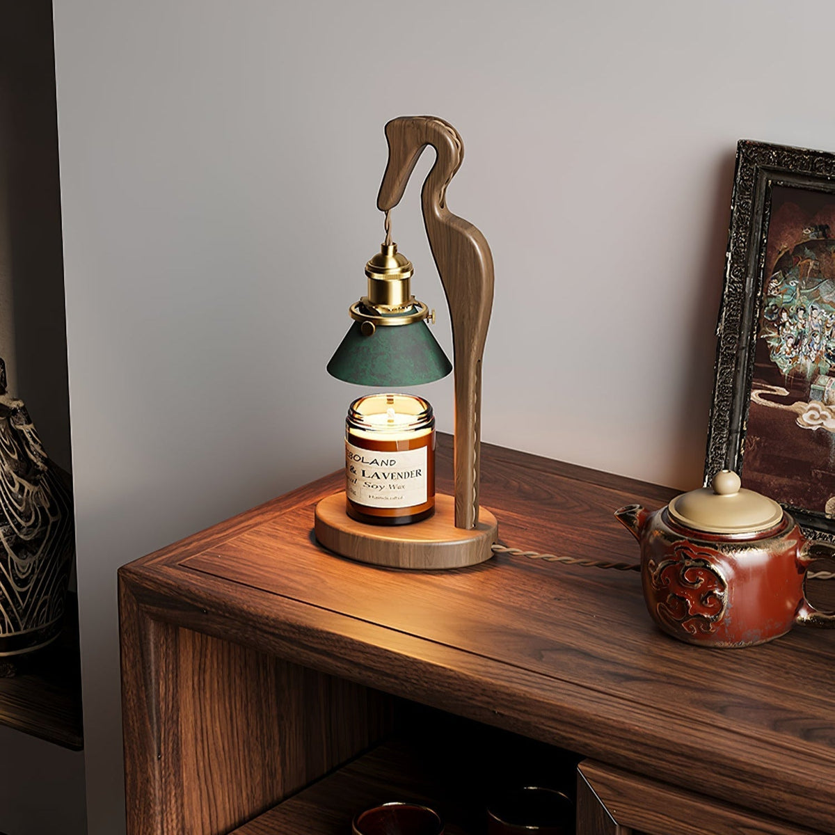 Heron Glow Candle Warmer Lamp