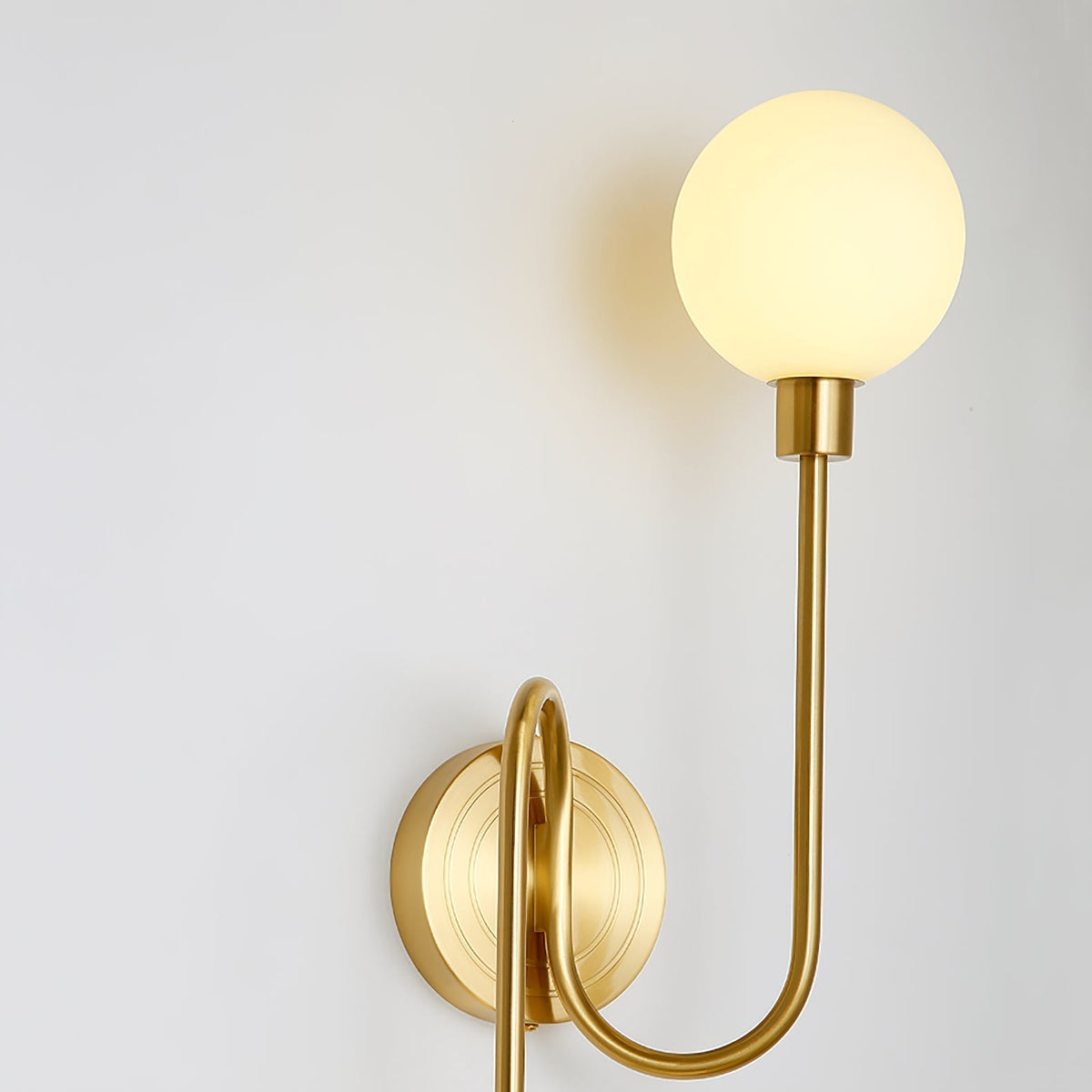 Holten Brass Armed Sconce