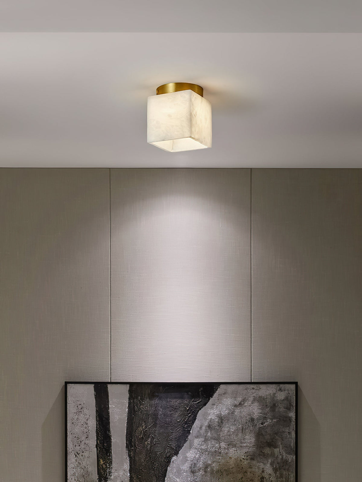 Budnick Alabaster Ceiling Light