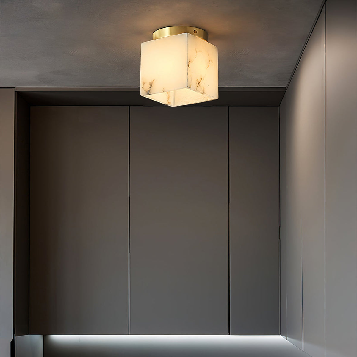 Budnick Alabaster Ceiling Light