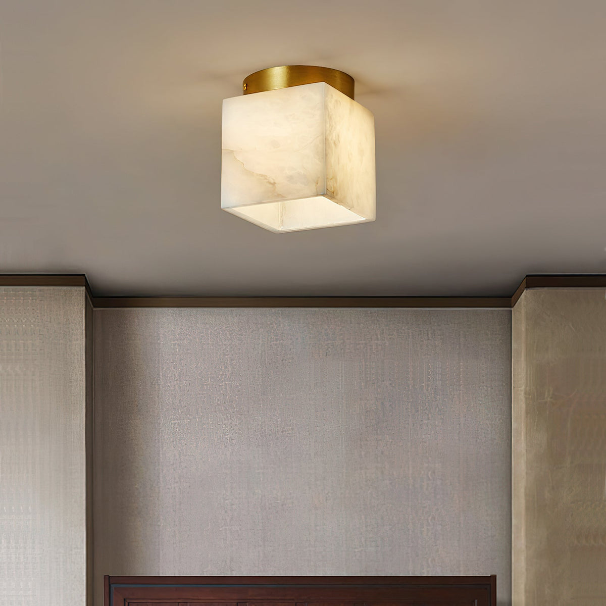 Budnick Alabaster Ceiling Light