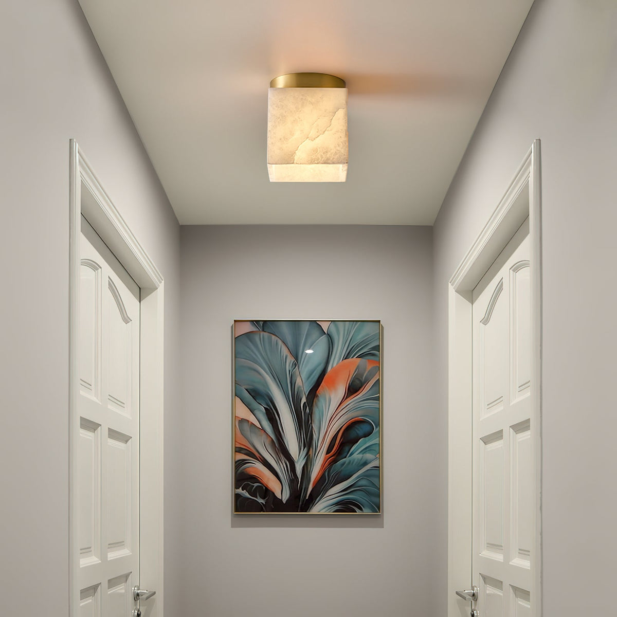 Budnick Alabaster Ceiling Light