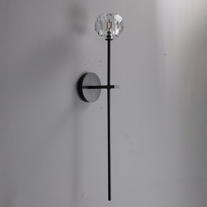 Boule Sconce - Clear Black