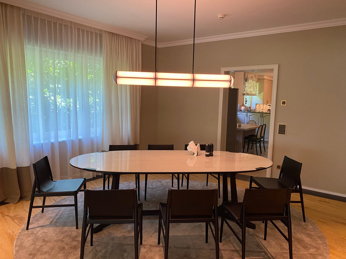 Modern Cylindrical Chandelier for Dining Room / kitchen Island