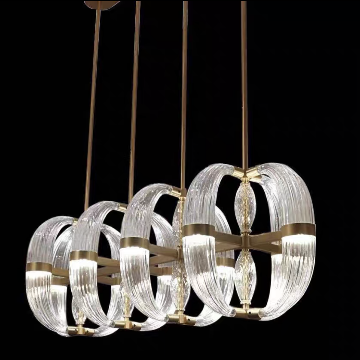 Modern Art Glass Chandelier for Living Room / dining Room / kitchen Island / bedroom