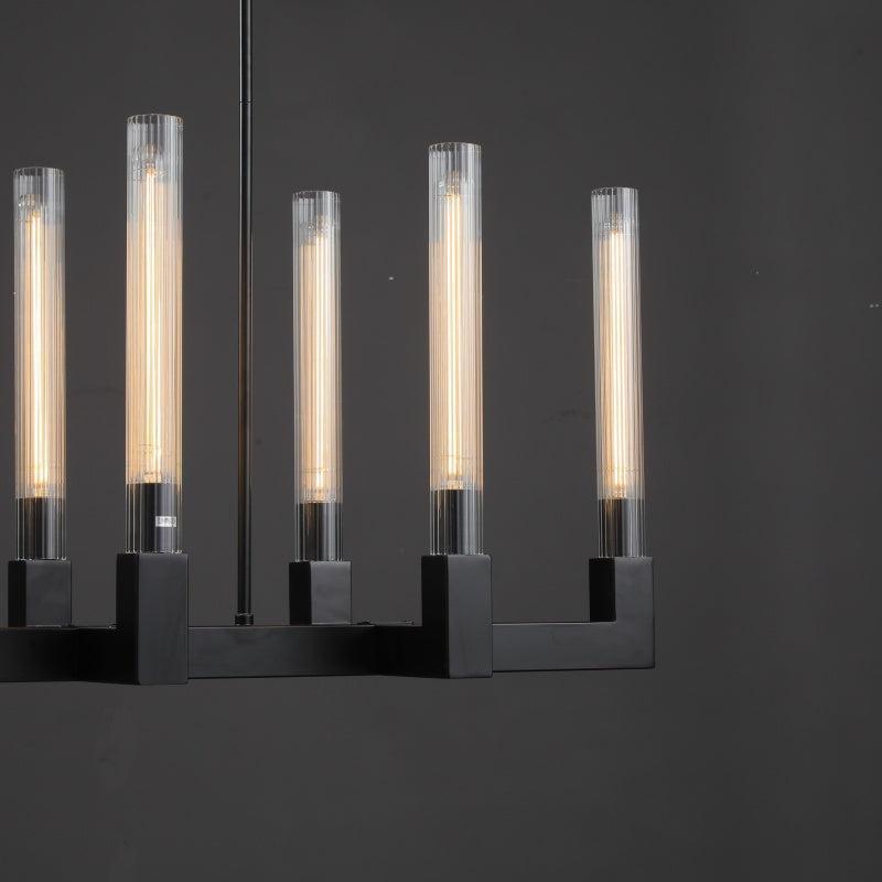 Cannel Linear Chandelier 54''66"