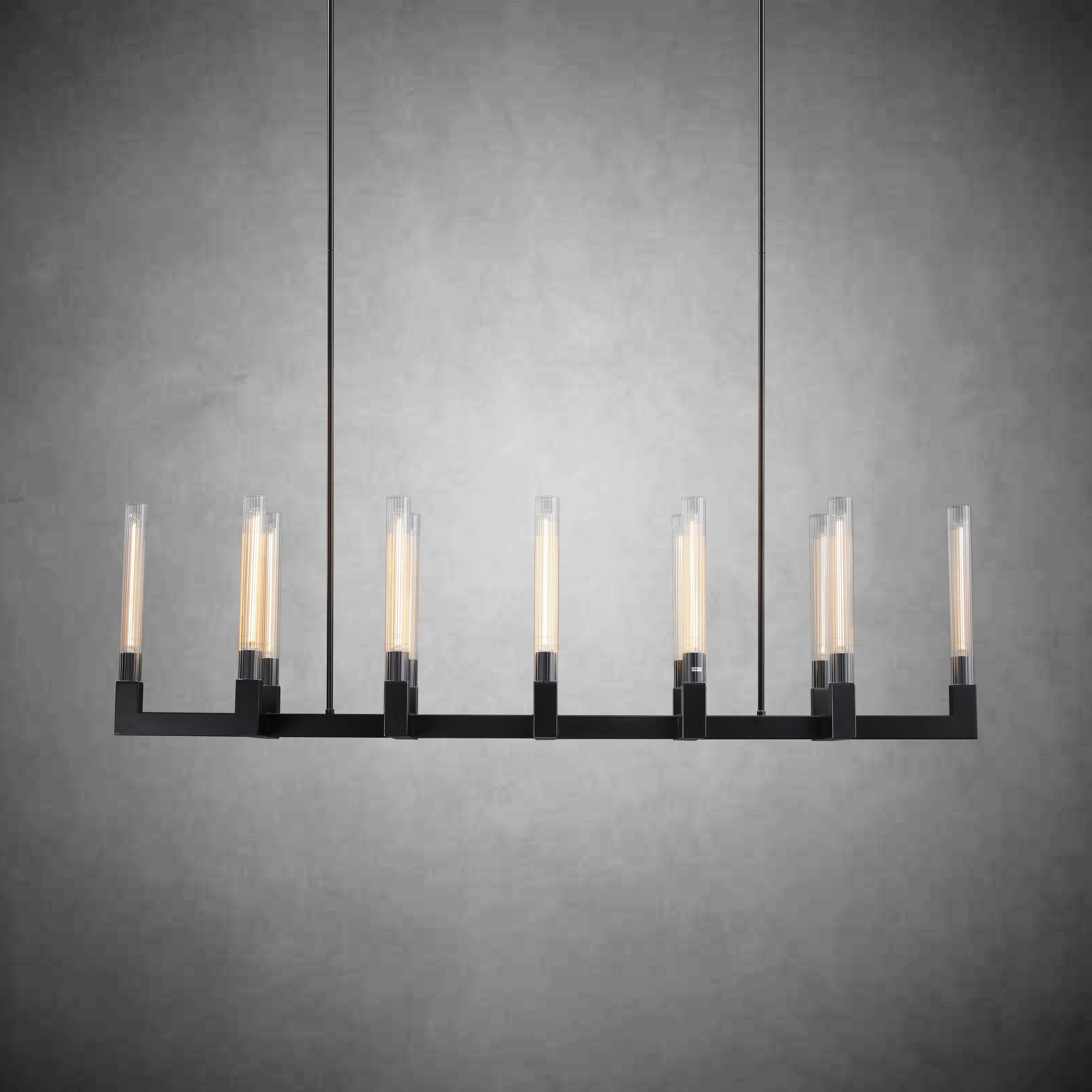 Cannel Linear Chandelier 54''66"