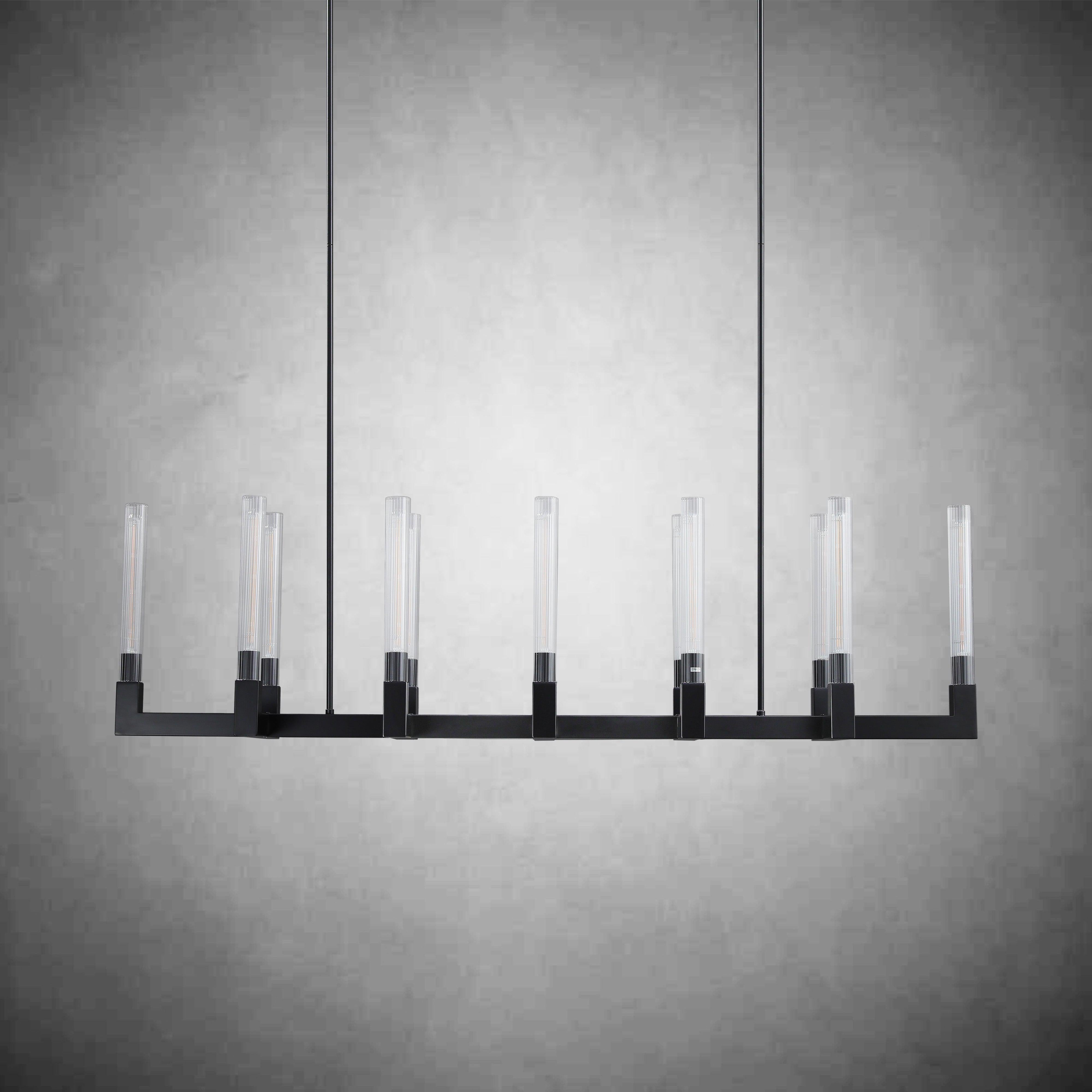 Cannel Linear Chandelier 54''66"