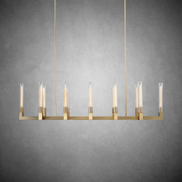 Cannel Linear Chandelier 54''66"