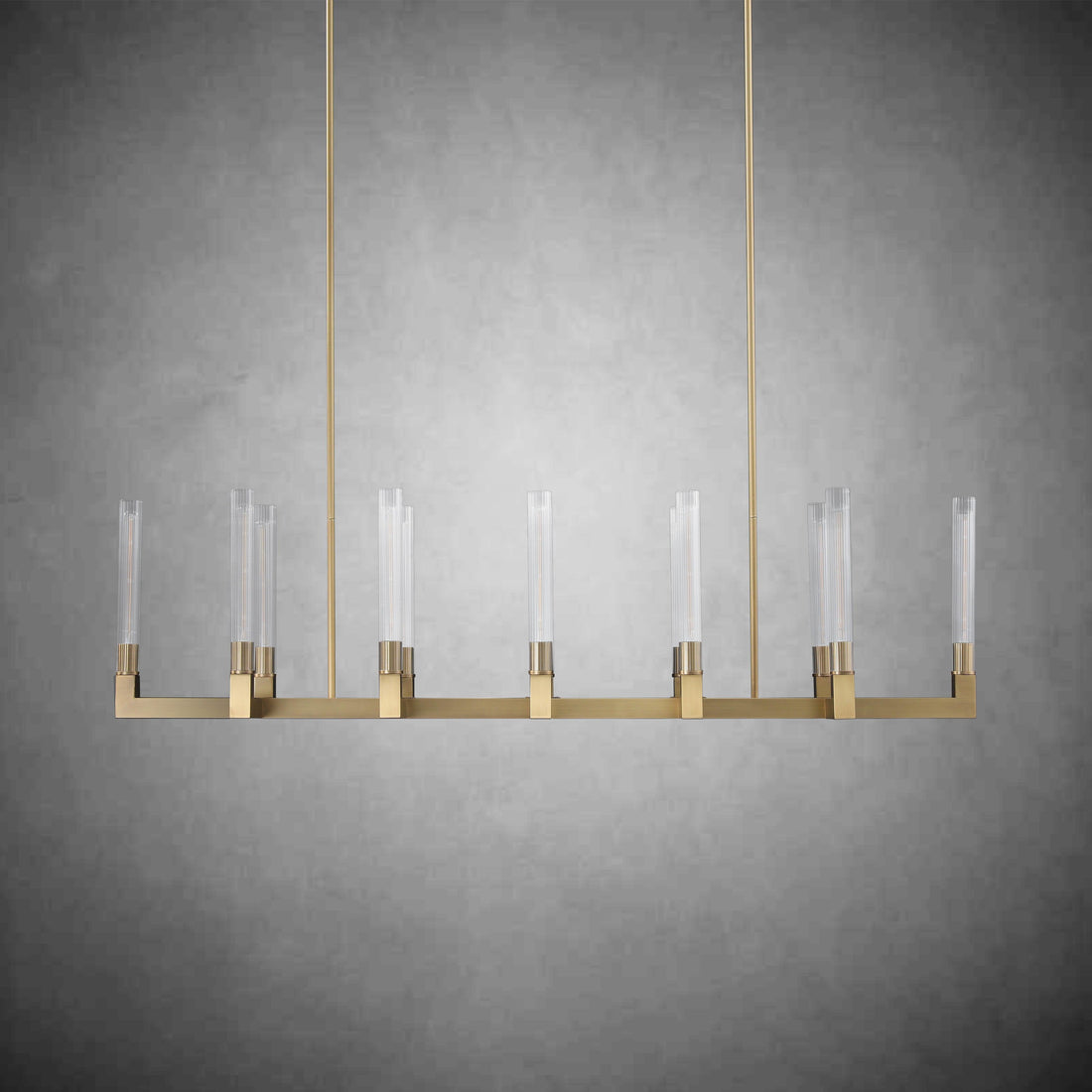 Cannel Linear Chandelier 54''66"