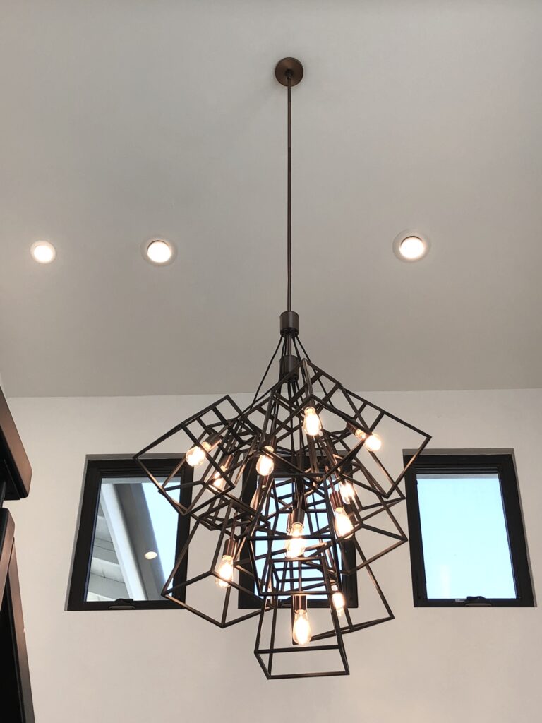 Modern Cube Cluster Chandelier for Living Room / staircase / foyer