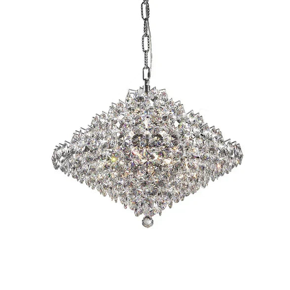 Aesthetic Luxury Conical Crystal Chandelier for Living / dinning Room