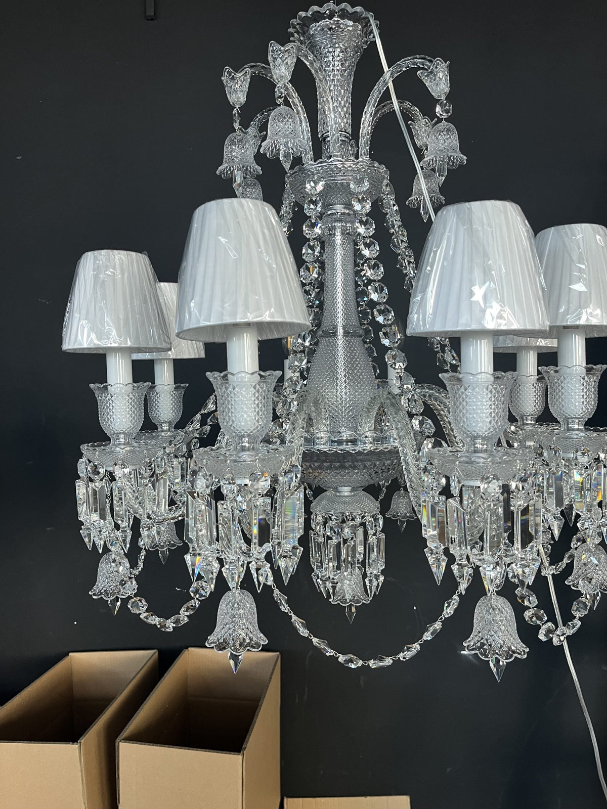 8 Lights Solstice Chandelier