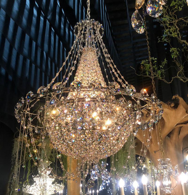 Empire Crystal Chandelier 22“ / 40“ / 52”