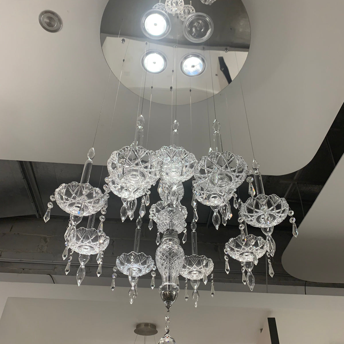 Modern Art Floating Chandelier for Living Room / foyer / hotel