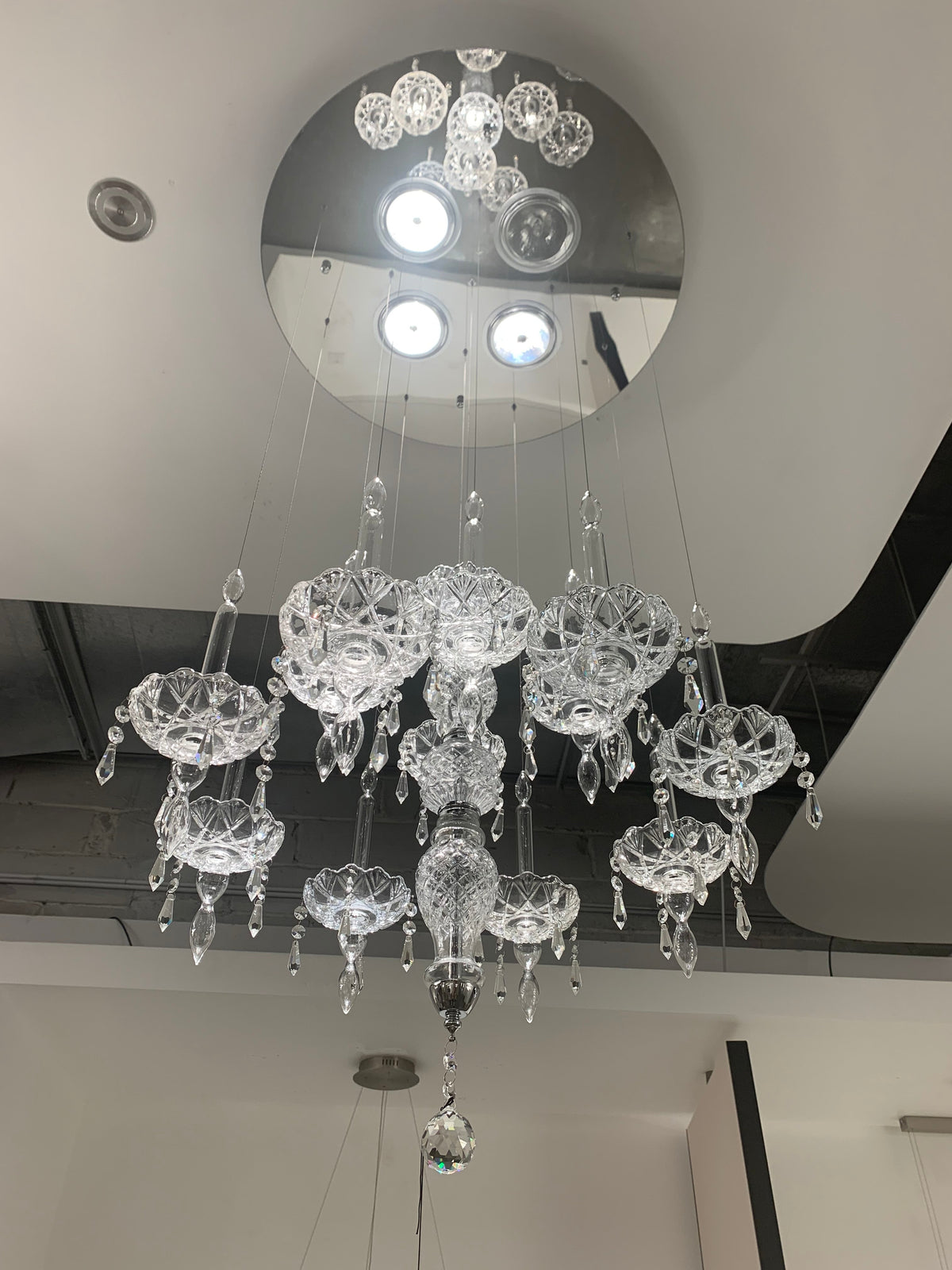 Modern Art Floating Chandelier for Living Room / foyer / hotel