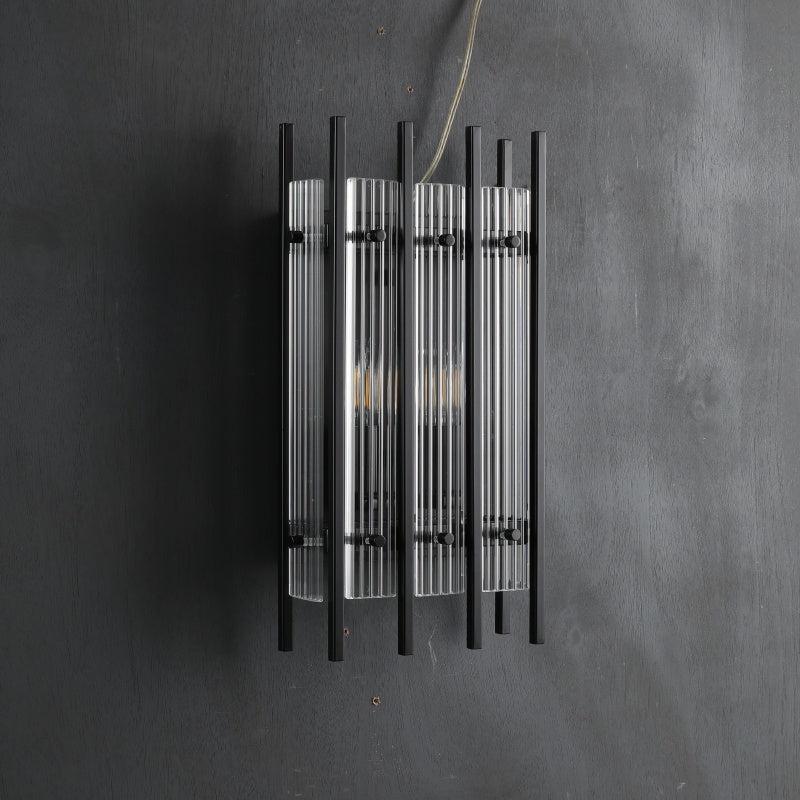 Sun Marcus Glass Rectangular Wall Sconce